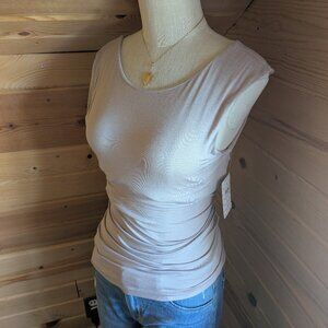 Free People We The Free Tan Side-Twist Tank